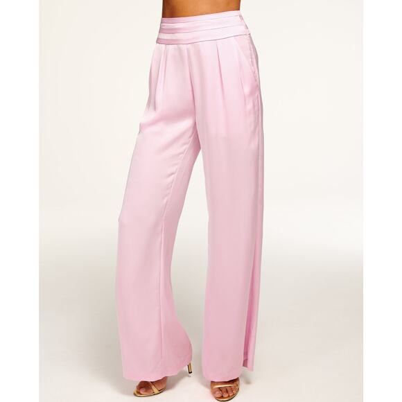 Ramy Brook NEW Joss Pant Candy Pink Size 6 Exclusive Cropped Wide Leg New w/Tag - Picture 1 of 8